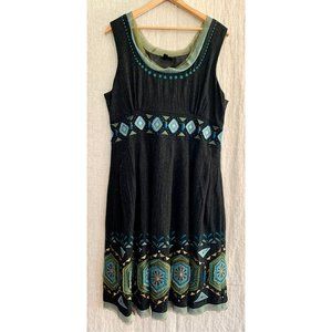 Covelo wool embroidered dress